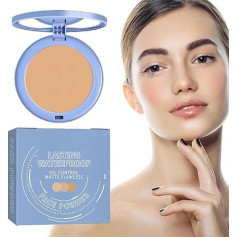 Легкая воздушная пудра, матовое совершенство, пудра для лица с контролем масла, матовая гладкая пудра для макияжа, водостойкая долгоиграющ