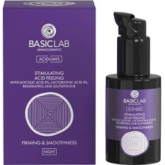 BasicLab Dermocosmetics Stimulating Acid Scrub | 30ml | Glycolic Acid, Lactobionic Acid, Tripeptides | Стимулирует и разглаживает кожу, придает ей сияние и подтягивает ее, работает прот