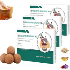 Лекарство для ног Шипучие таблетки Эфирное масло Ванна для ног Шипучие таблетки Детокс для тела Таблетки для ног Ванна для ног Расслабляющ