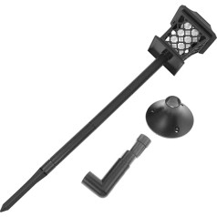 Milisten 2 Stücke Outdoor Licht Lichter Garten Solar Licht Solar Lampen Outdoor Wie Boden Stecker Licht Schwarz