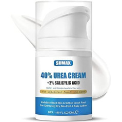 40% крем с мочевиной - крем для ног с мочевиной для прессования - крем для восстановления потрескавшихся пяток для очень сухих ног, рук, тела - 