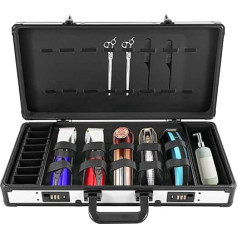 Парикмахерская сумка Парикмахерская сумка с 2 комбинированными замками и регулируемым плечевым ремнем для парикмахеров и косметологов 55 x