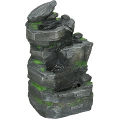 Садовый фонтан Outsunny, фонтан на солнечных батареях с 4 уровнями, водный фонтан со светодиодной подсветкой, декоративный фонтан для сада, бал