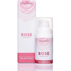 Collagena Rose Essential Velvet Rose Восстанавливающая и увлажняющая сыворотка для глаз с маслом розы и пептидами коллагена (30 мл)