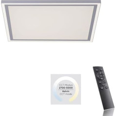 Licht-Erlebnisse TAVION светодиодный потолочный светильник белый ванная комната кухня прихожая W 46,4 см 2700-5000 K изменение цветовой температуры диммиру