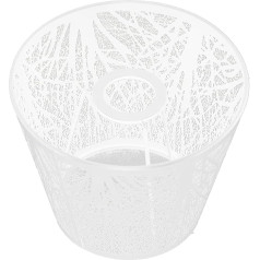 Acouto кованого железа абажур резной лес дерево форме E27 мини абажур для настольной лампы спальня прикроватные украшения (черный) настенные л