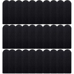 VEGCOO Foot Files Replacement Pads for Stainless Steel Rasp File, Pedicure Foot File Refill Callus Remover for Dead Skin, Professional Foot File Pads for Bath, Pedicure, Salon (S, #180), 60 Pieces