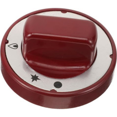 BESTonZON Herd Kocher Backofen-Bedienknopf Hitze kitchen essentials easy putz Küchenessentials Range-Ersatzknöpfe Bereichsknöpfe ersetzen Gasknöpfe im einfachen Stil Küchenutensilien Abs rot