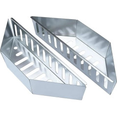 Kohlekörbe 2 Stück hitzebeständiger Holzkohle-Briketthalter for Holzspäne, Outdoor-BBQ-Grillzubehör, sichere Holzkohlehalter FüR Hitze