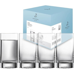 Zwiesel Glas Allround Echo Tumbler (набор из 4), современное питьевое стекло для воды и соков, безопасные в посудомоечной машине стаканы из тританового хрус
