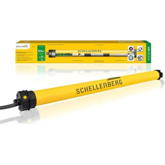 Schellenberg 20410 Mini Plus Мотор для рольставней, 10 Нм, электронная регулировка конечного положения, площадь до 6 м², трубчатый мотор для вала 40 мм, пол