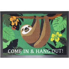 Коврик для двери Close Up Sloth Come in and hang out