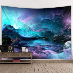 поцелуй меня психоделические созвездия галактика вселенная ткань висит стены декор для спальни гостиной общежития (гобелен, B, 230 х 180 см)