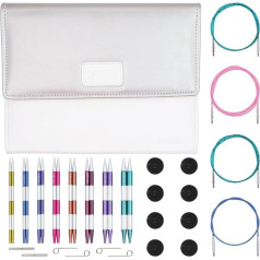 KnitPro KP42140 Набор спиц для вязания, алюминий, разноцветные, разные