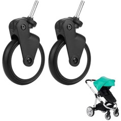 Коляска, практичная коляска, резиновая передняя часть с поворотом на 360 градусов для Yoyo/Yoya/Kiddopotamus