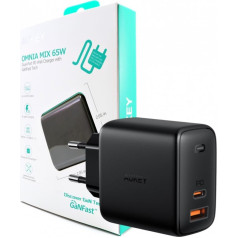 Pa-b3 omnia gan сетевое зарядное устройство 2xusb power delivery (1xusb a+1xusb c) 65w 5.4a
