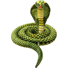 champracer Змея плюшевая игрушка, змея плюшевая, змея плюшевая игрушка, реалистичная плюшевая змея, большая плюшевая игрушка, чучело змеи для ве