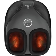Массажер для ног COMFIER с подогревом, подарки для женщин, мужчин, массаж шиацу для ног, разминание и прокатывание, компрессия при плантарном ф