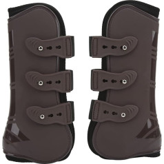Pferd Vorderbein Schutz Stiefel 2 stücke Springen Neopren PU Unterstützung Reiten