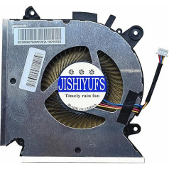 JISHIYUFS Замена вентилятора охлаждения процессора для MSI GF63 тонкий GF63 9RCX-818 9SC-066 8SC-030 GF65 тонкий 9SEXR-250 9SD-252 9SEXR-249 9SE-013 MS-16R1 MS-16R2 PAB D080 0000D08SH N413 DC5V