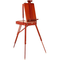 190 см. более высокая Статив-Штафель для Мален, Скиззенбокс-Штафель из гольца с фальтбарен-бейном и ауфбеварунг-шубладом, трагбаре Кюнстлер-