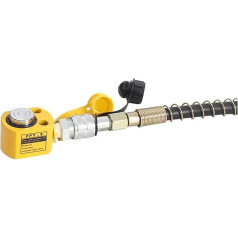 KVEIYIIC Ultradünner Hydraulikzylinder FPY-5, hydraulischer Wagenheber, Höhe 50 mm, Hub 10 mm, mit manueller Hydraulikpumpe CP-180