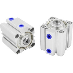 Kompaktzylinder SDA-Serie SDA20 SDA25 SDA32 SDA40 SDA50 SDA63 Hub 5 10 20 25 30 doppeltwirkender pneumatischer Kolbenzylinder (Storke 30 mm, Bohrung 20 mm)