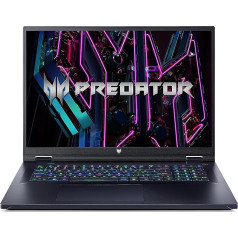 Acer Predator Helios 18 (PH18-71-750Y) Игровой ноутбук | 18-дюймовый дисплей WQXGA 165 Гц | Intel Core i7 13700HX | 32 ГБ ОЗУ | 1 ТБ SSD | NVIDIA GeForce RTX 4070 | Windows 11 | Клавиатура QWERTZ | Черн
