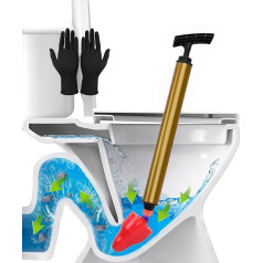 Belviorante® Насос для прочистки труб (обновление), насос для прочистки слива, разблокировка сливной трубы унитаза под высоким давлением, быстро