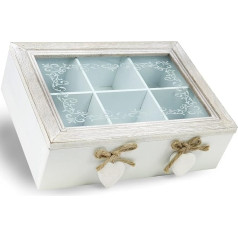 com-four® Коробка для хранения чая, чайных пакетиков, кофейных капсул и капсул с кофе в различных дизайнах