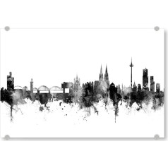 artboxONE Картина из акрилового стекла 120 x 80 см Кёльн Кёльн Германия Skyline - Картина Кёльн Городской пейзаж Кёльн