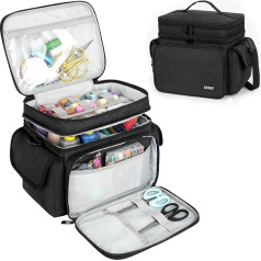 LEFOR-Z Сумка для швейных принадлежностей, сумка для хранения швейного набора, сумка для шерсти, сумка для переноски швейного набора для начин