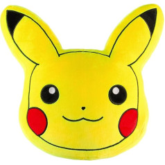 Детская плюшевая подушка Pokemon Pikachu, мягкая 3D декоративная подушка с наполнителем, плюшевая подушка, дети, 45 x 45 x 8,5 см