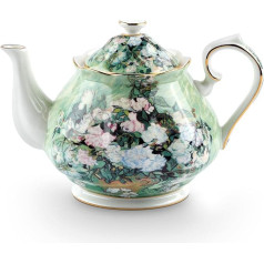 Фарфоровый чайник AOTELIDA, винтажный цветочный костяной чайник, кофейник 