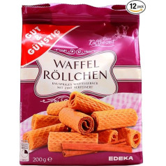 Вафельные роллы Good & Cheap, упаковка из 12 штук (12 x 200 г)