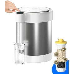 Аккумуляторный фильтр-дозатор для воды Waterdrop из нержавеющей стали, WD-ED21W, 5,3 л, 3 месяца, электрический фильтр для умягчения воды, уменьшает с