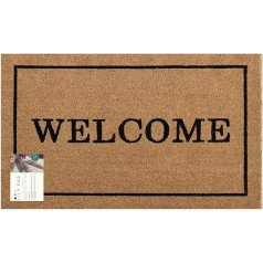 LPDoormats Очень большой коврик из койры в стиле кантри 90x60 см Эко Дружественный коврик с биоразлагаемым покрытием для использования в помещени