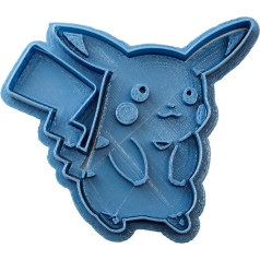 Cuticuter - Вырезатель для печенья Pokemon Pikachu, синий, 8 x 7 x 1,5 см