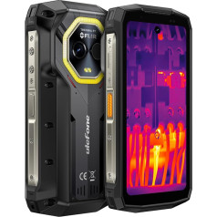 Ulefone Armor Mini 20T Pro 5G Термография (Lepton 3.5) Открытый смартфон размером с ладонь, 16 ГБ + 256 ГБ, 6200 мАч аккумулятор Беспроводная зарядка, 50 МП камера, 4,7
