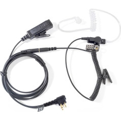 HYSHIKRA Универсальный 2-полосный аудио кабель-адаптер 3,5 женский на многоконтактный с PTT 3,5 мм Джек Гарнитура Совместимость с Motorola CP040 DP1400 GP68 GP88 