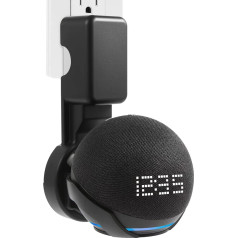 ZUOLACO Настенное крепление для Ech0 D0t 5-го поколения, подставка для Dot 4-го и 5-го поколения, компактные аксессуары для Dot с интегрированным кабель