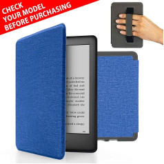 Чехол MyGadget для Amazon Kindle Paperwhite 10-го поколения (модель 2019 года - J9G29R - 6 дюймов) с ремешком для руки и функцией автоматического сна/пробуждения - ф