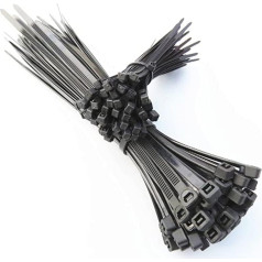 Черные кабельные стяжки, 150 мм x 3,6 мм, упаковка из 100, 6