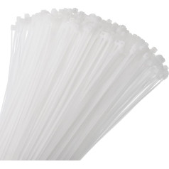 Карта поиска поставщиков Переплетчик кабелей, самостоятельный, тонкий, нейлон, 3 мм для управления кабелями, Weiß, 120 мм, 8,2 кг, 2000 шт.