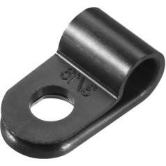 карта поиска 100 шт. 5 мм черный нейлон R тип управления кабелем кабельные клипсы CC-0.5