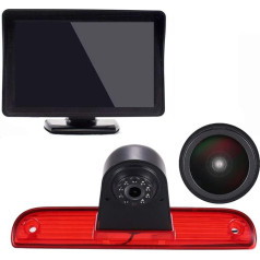 Transporter 4,3-дюймовый ЖК-монитор + 1280 x 720 пикселей 3-й тормозной фонарь Камера заднего хода Водонепроницаемая камера ночного видения для фургон