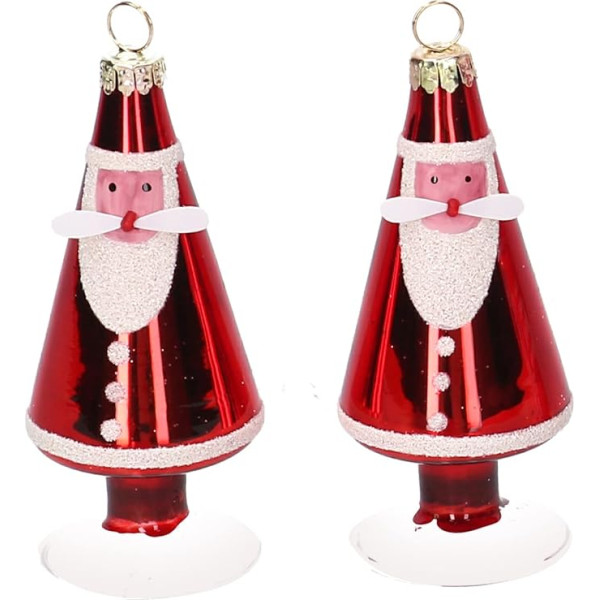 Упаковка из 4 стеклянных украшений для елки 