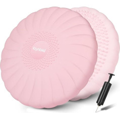 kisnbld Wobble Cushion, очень толстое воббл-сиденье для сенсорных детей, нескользящий балансировочный диск с насосом для взрослых, укрепление сердеч