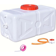 DWZL Портативный, каплезащищенный контейнер для воды с краном, большой резервуар для воды для домашнего использования, пластиковый контейне