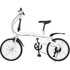 Jolre 20 дюймов 6-скоростной складной велосипед, складной велосипед, взрослый алюминиевый складной велосипед, дисковый тормоз, V-Brake, подростко